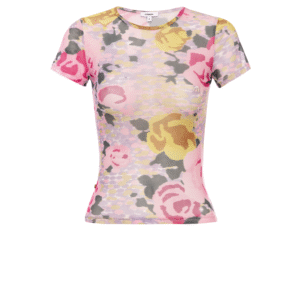 MESH MINI TEE - NEON FLORAL